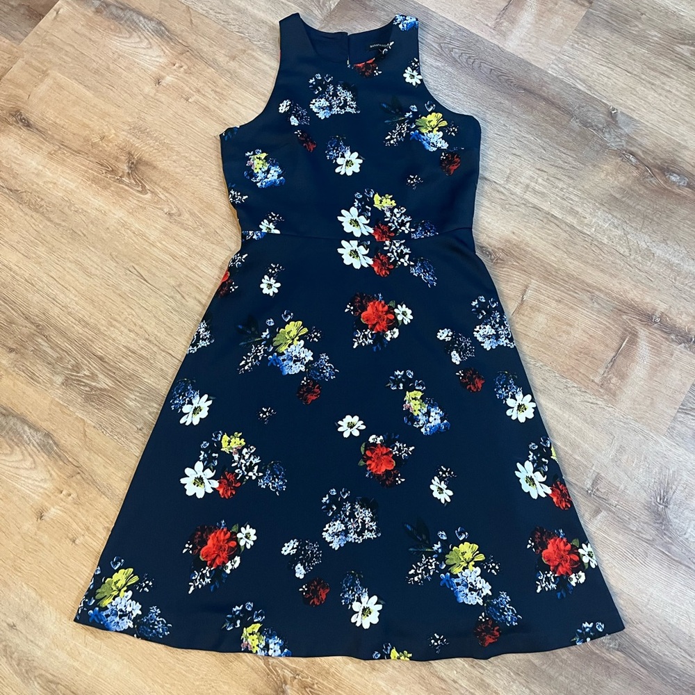 Banana Republic - Navy Floral Dress